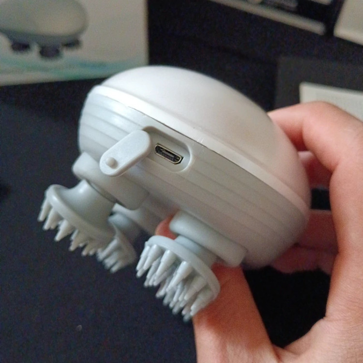 ماساژور سر Smart Scalp Massager مدل OSK-701 مناسب رشد مو با افزایش جریان خون رسانی به پوست سر - قشمی شاپ QESHMISHOP
