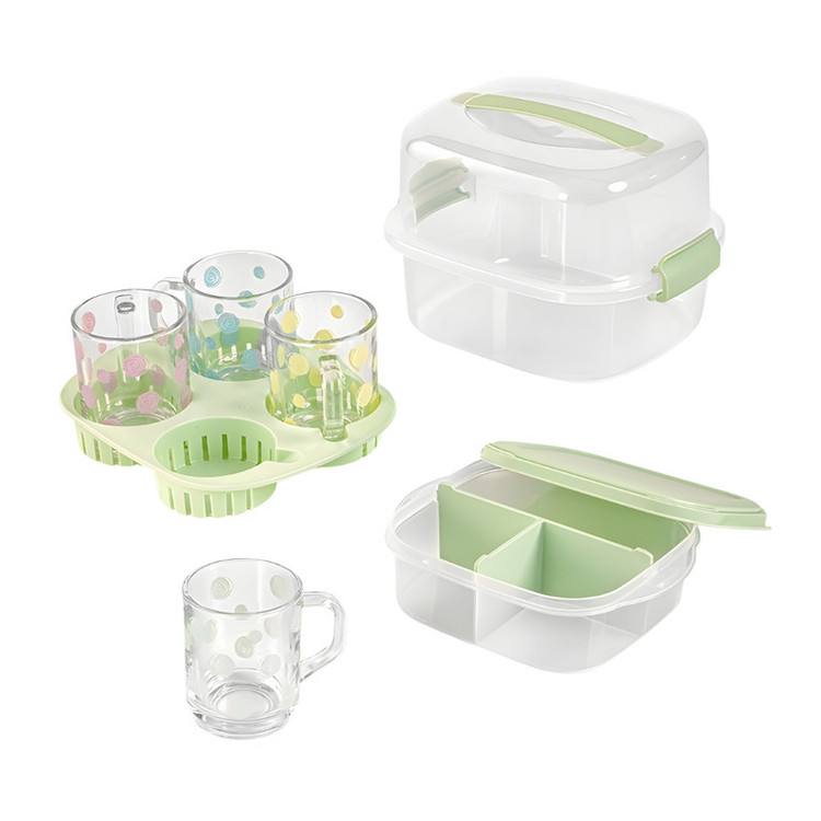 سبد پیک نیک لیمون مدل چای خوری کد FIDOKA-2241