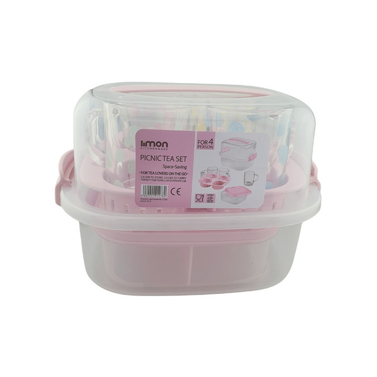 سبد پیک نیک لیمون مدل چای خوری کد FIDOKA-2241