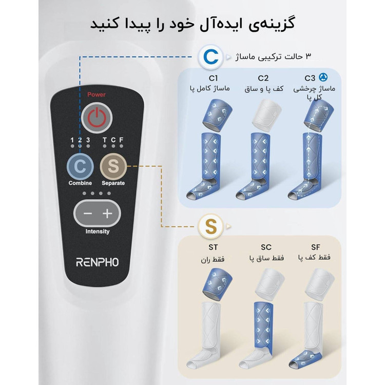 ماساژور برقی پا رنفو مدل RF-ALM070